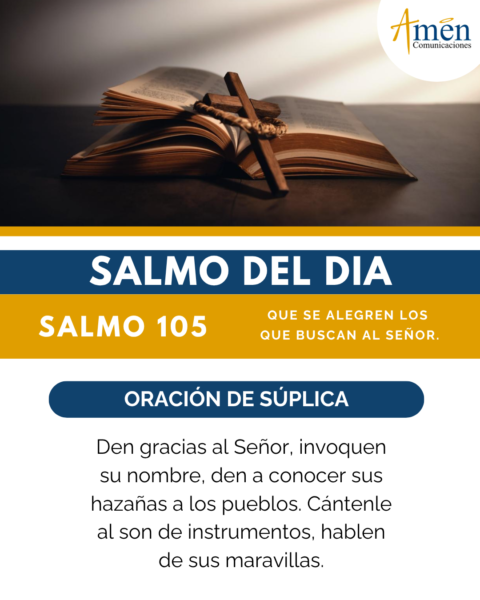 Salmo de hoy 8 de abril 2026 - amen comunicaciones