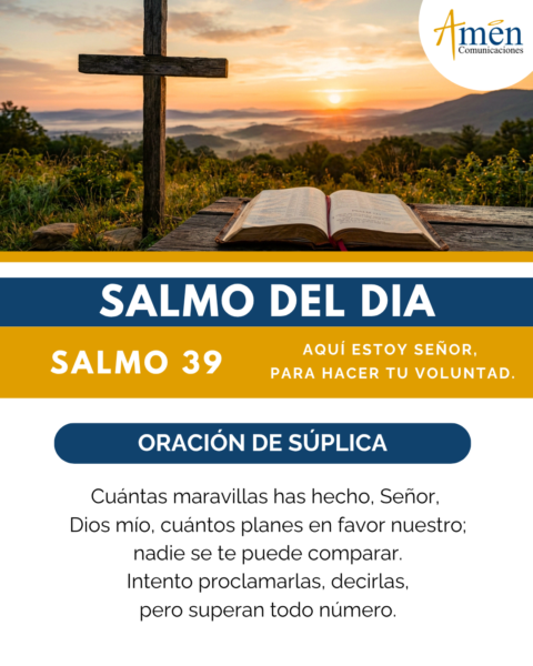 Salmo de hoy 28 de mayo 2026 - amen comunicaciones